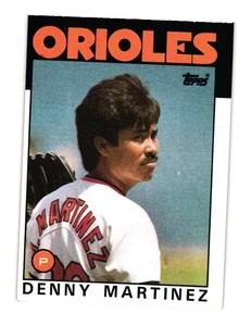 1986 Topps #416 Denny Martinez Baltimore Orioles - Bild 1 von 2