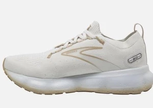 Brooks Women’s Glycerin 20 White Khaki Running Shoes Size 10.5 D No In Sole - Picture 1 of 9