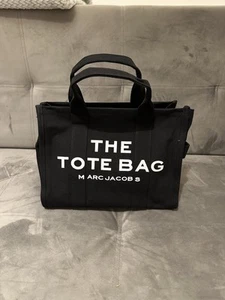 Mark Jacobs Medium Black Canvas Tote Bag the Tote - Picture 1 of 6
