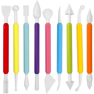 Juego de herramientas de modelado de fondant de 9 piezas, pasta para decorar pasteles, 6828 - Imagen 1 de 6