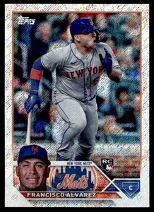 2023 Topps Foilboard Retail Francisco Álvarez Rookie 462/608 New York Mets #644 - Imagen 1 de 2