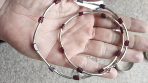 Sterling Silver Garnet Necklace R99 - Picture 1 of 4