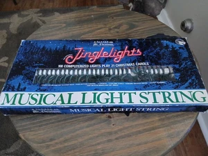 Mr. Christmas Jinglelights 100 Musical Light String Computerized Carols - Picture 1 of 6
