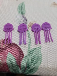 Lote de 4 selecciones de pelo para muñeca Barbie vintage púrpura - Imagen 1 de 2