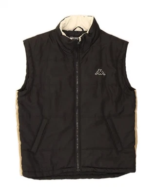 KAPPA Mens Padded Gilet UK 42 XL Black Colourblock Polyester XK07 - Image 1 of 4