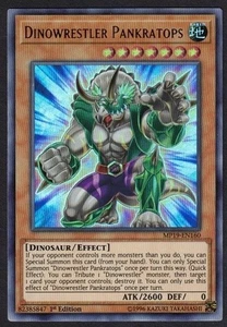 Yugioh Dinowrestler Pankratops MP19-EN160 Ultra Rare 1st Ed - VLP - Bild 1 von 2