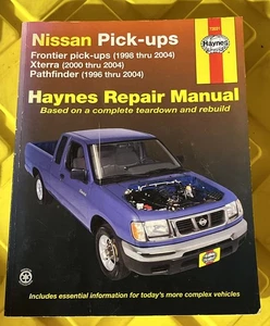 Haynes Nissan Pick-ups Repair Manual 72031 Frontier Xterra Pathfinder 1996-2004 - Bild 1 von 3