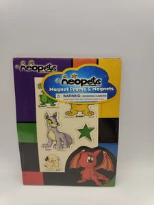 Neopets Magnet Frame & Magnets Scorchio Lupe 2003 Vintage Sealed - Picture 1 of 4