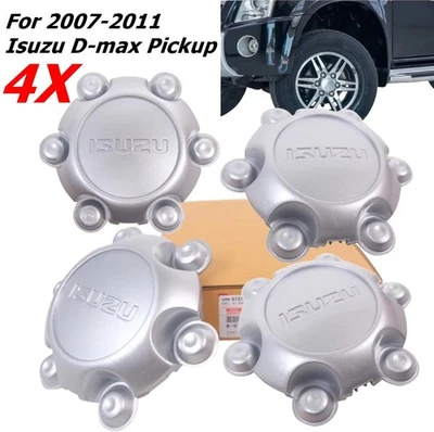 4 peças. Conjunto de cubo de tampa de roda prata para 2007-2011 Isuzu D-max Pickup Holden Rod - Imagem 1 de 4