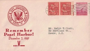 14 Apr 1943 Patriotic Cover, Remember Pearl Harbor - Picture 1 of 2