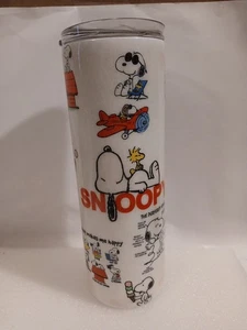 Snoopy 20 OZ Tumbler God Is Good Design New No Tags - Picture 1 of 7