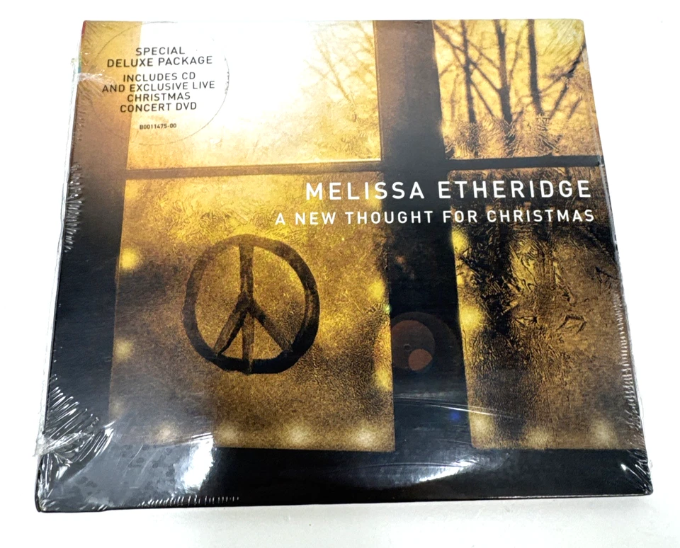 A New Thought for Christmas Melissa Etheridge CD DVD Holiday Music (New Sealed) - Imagem 1 de 4