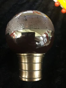 Glass end Of curtain Pole Finials - Picture 1 of 6