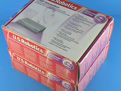 NUEVO US Robotics Mod 5630B 56K Faxmódem V.92, No Enchufe EE. UU., Lote de 2 Foto 1 de 4