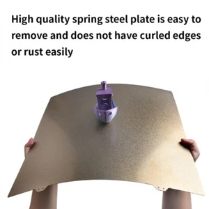 430x430mm Double Sided PEI Coated Flexible Steel Print Bed for Precisions 3D - Photo 1/10