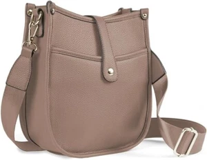 Woman's Crossbody Handbag with Adjustable Straps Vegan Leather Crossbody Bags - Picture 1 of 6