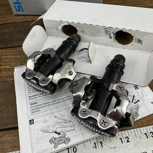 Shimano PD-M520 Clipless Pedals Mountain Bike SPD 9/16 in Vintage With Box - Picture 1 of 11