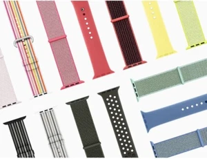 ORIGINAL APPLE UHRENARMBAND 45 MM 41 MM 44 MM SOLO / SPORTBAND SCHLEIFE BRANDNEU - Bild 1 von 16