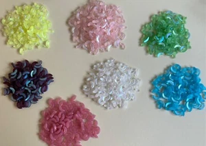 50pcs Lucite Frosted Acrylic Beads Nuggets Jewellery Making - Picture 1 of 8
