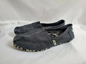 Toms Alpargata Classic Earthwise Recycle Canvas Slip On Flats Womens Size 8 - Picture 1 of 9