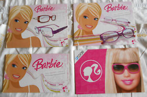 BARBIE 4 Panneaux autoportant PLV Display Mattel 2008 2009 Eyewear carton