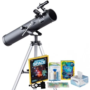 Kids Telescope Star Seeker Series with 35X-350X 76mm Reflector Telescope Kit 5 - Picture 1 of 10