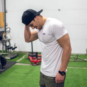 Men Gym Bodybuilding Training Fitness Cotton Muscle Workout Sport T-shirt Vest - Foto 1 di 13