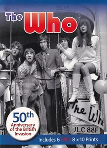 THE WHO: 50TH ANNIVERSARY OF THE BRITISH INVASION (2012 Book and 6 Prints(Z9) - Foto 1 di 2