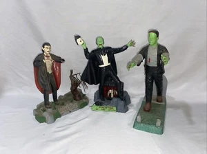 lot Of 3 Aurora Horror Halloween Monsters DRACULA FRANKENSTEIN PHANTOM THE OPERA - Picture 1 of 9