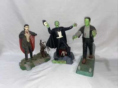 lot Of 3 Aurora Horror Halloween Monsters DRACULA FRANKENSTEIN PHANTOM THE OPERA - Image 1 of 4