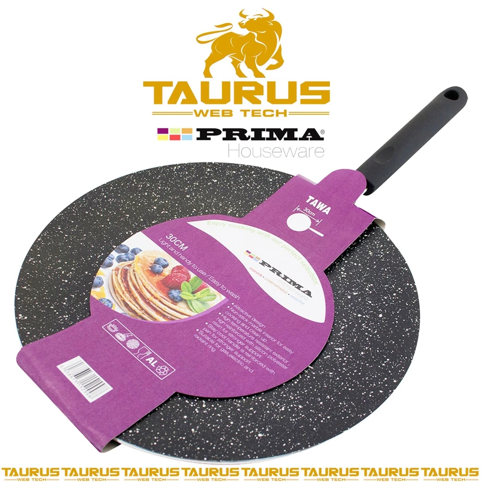 30 Cm DOSA TAWA Non Stick Crepe Pan New Roti Pancake INDUCTION Home Kitchen UK - Image 1 of 2
