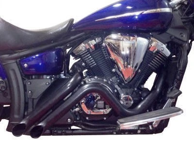 Yamaha V Star 1300 - Curburner Exhaust Black EXTREME XVS1300 - Image 1 of 3