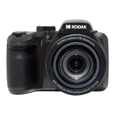 KODAK PIXPRO AZ405-BK 20MP Digital Camera 40X Optical Zoom 24mm Wide Black  - Image 1 of 4