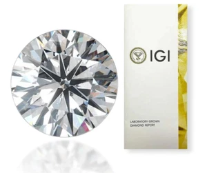 Luxury Lab-Grown Diamond – 1CT F VvS1 IGI Certified – Round - Make an Offer! - Picture 1 of 1