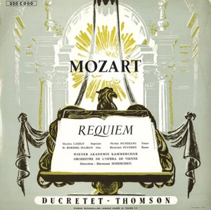 MOZART Requiem LASZLO MUNTEANU ROSSEL-MAJDAN SCHERCHEN Ducretet-Thomson 320C-000 - Picture 1 of 3