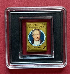 1/1000 Oz Gold , Motiv Johann Wolfgang von Goethe , mit Zertifikat - Bild 1 von 4
