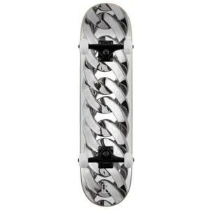 Plan B Chain Complete Skateboard Silver 8" - Picture 1 of 9