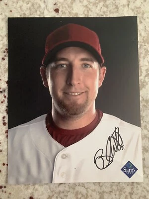 Foto promocional autografiada 8x10 firmada por Brandon Webb de los Arizona Diamondbacks. Foto 1 de 2