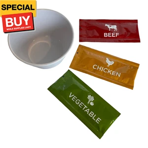 Reduced Sodium Broth Variety Pack: 8 Each Beef, Chicken and Vegetable Concentrat - Picture 1 of 8