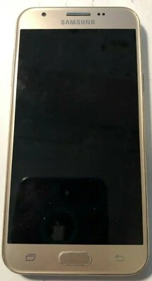 [BROKEN] Samsung Galaxy SM-J326AZ Cell Phone Cricket Gold Parts No Screen - Image 1 of 2