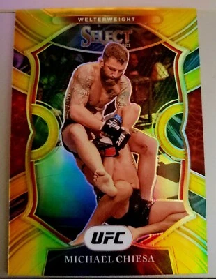 2021 UFC Panini SELECT Micheal Chiesa /10 🟡TRUE GOLD CONCOURSE  - Image 1 of 3