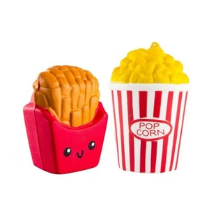 2 sztuki powoli rosnącej słodkiej zabawki wyciskanie stretch pachnący popcorn - Zdjęcie 1 z 12