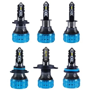 Led Headlight 12000LM Bulb H1 H3 H4 H7 H11 9005 9006 for Extreme Durability - Picture 1 of 9