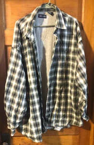 Faded Glory Long Sleeve Men's Flannel Shirt - Picture 1 of 2