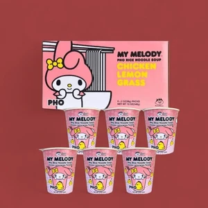 My Melody Pho Reisnudelsuppe, 6er-Pack Huhn Zitronengras aromatisiert - 12 oz - Bild 1 von 6