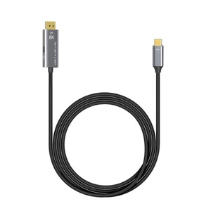 8K 60Hz USB-C To Displayport 1.4 Cable USB 3.1 Type C To DP W/ PD Charging n - Imagen 1 de 11