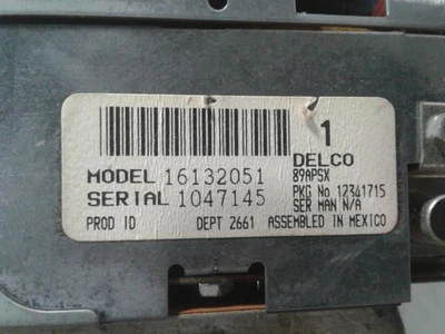 Equipo de audio Radio AM Mono-fm estéreo-cassette compatible con 91-96 BERETTA 577506 Foto 1 de 3