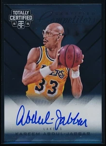 2015-16 Totally Certified Kareem Abdul Jabbar Competitors Auto Autograph #'d /25 - Picture 1 of 2