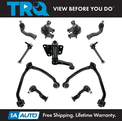 Kit de barra de amarre de brazo de control de suspensión delantero TRQ 11 piezas para 95-02 Kia Sportage NUEVO Foto 1 de 4