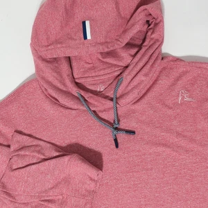 Rhoback Hesi Hoodie Mens XL Heather Barn Red Pullover Golf Stretch Performance - Picture 1 of 11